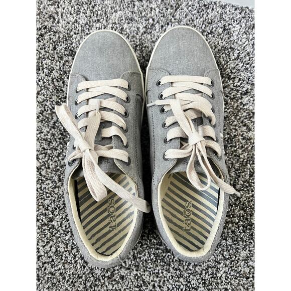 TAOS women's size 10 star gray casual sneaker - Picture 3 of 7